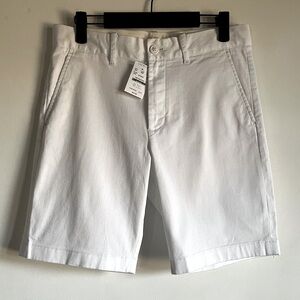 NEW JCrew Crewcuts Boys 16 Gramercy Flex Chino Shorts in White $42.50 Sold Out